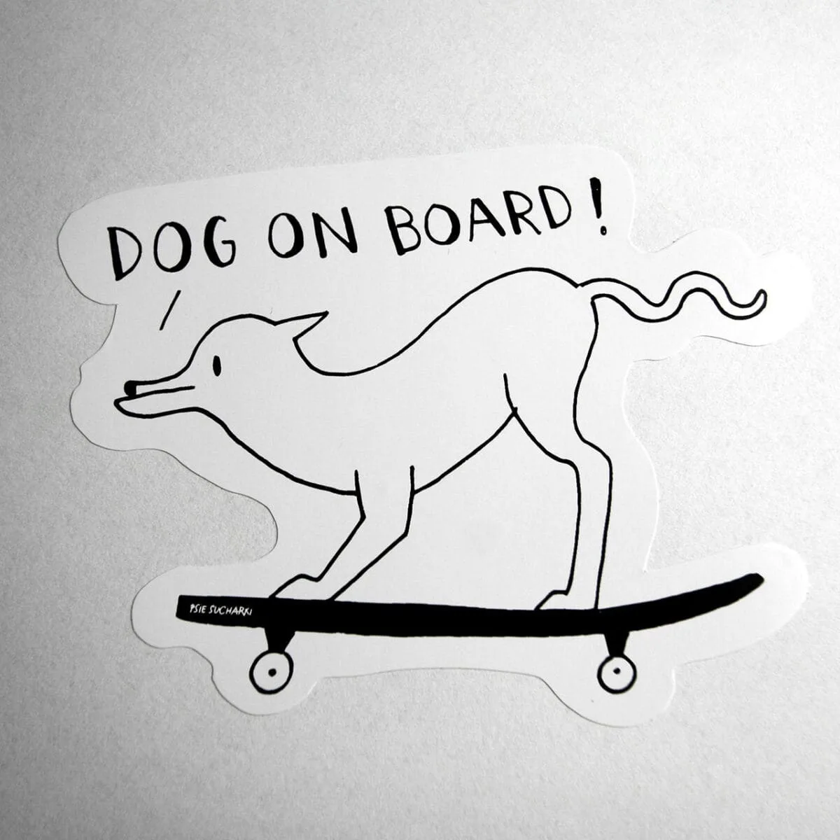 Naklejka "Dog on board"