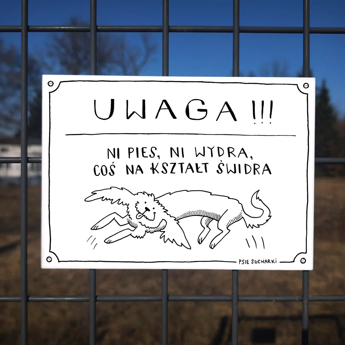 Tabliczka "Ni pies, ni wydra"