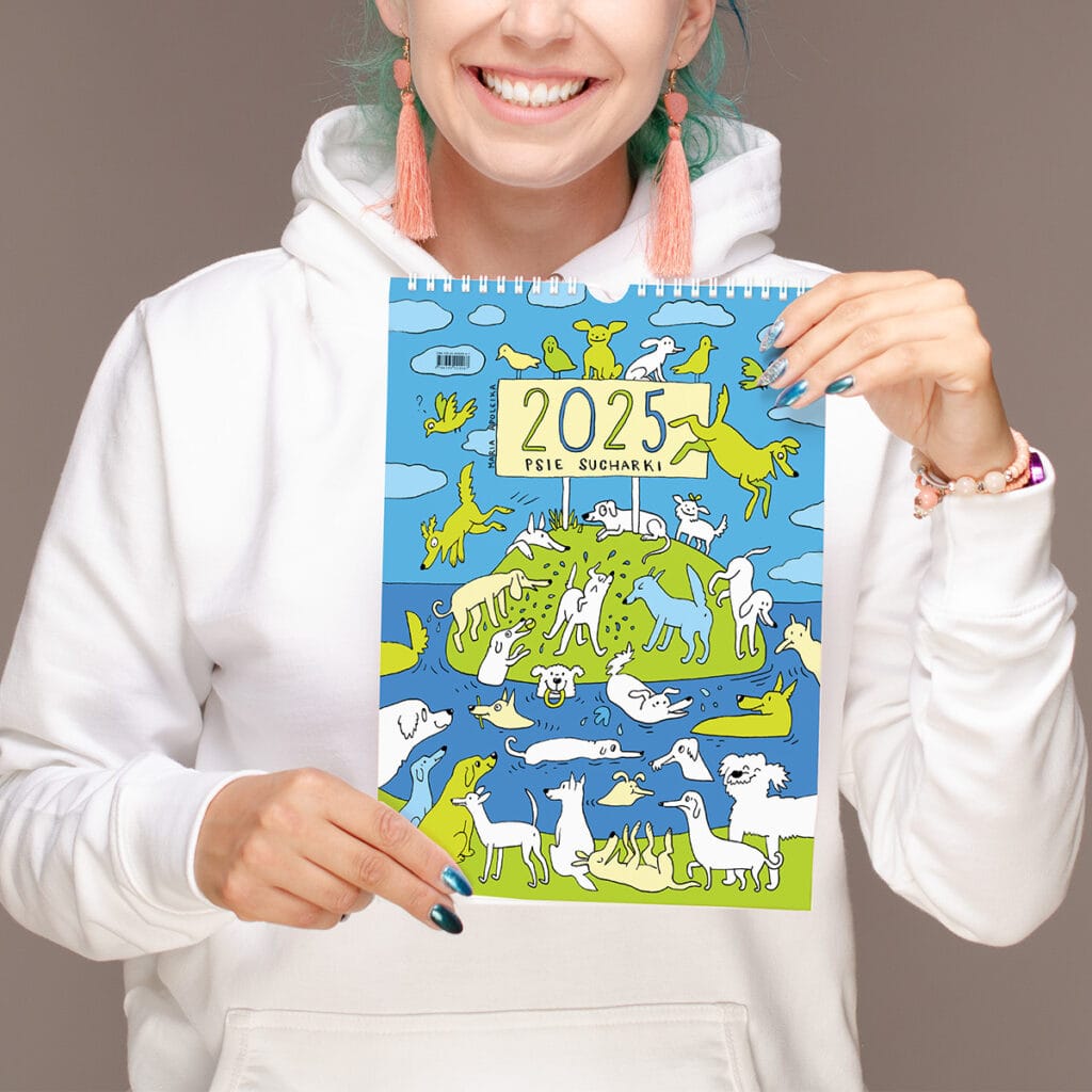 Kalendarz Psie Sucharki 2025